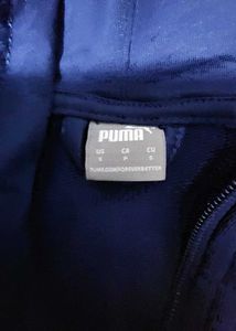 Puma Navy Zip Hoodie