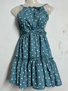 Pintresty Cute Polka Dot Mini Dress