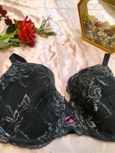 Elegant Black Lace Bra
