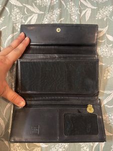 Fendi Grey Zucchino Canvas Wallet