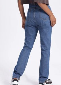 Two-Tone Denim Jeans
