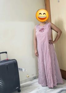 Pink Paisley Maxi Dress Never Used