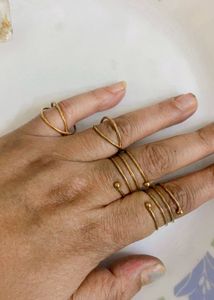 ✨ FRESH ARRIVAL ✨Boho Spiral Ring Set