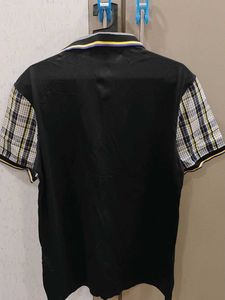 Unique Patterned Polo T Shirt (new)