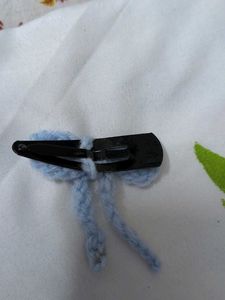 5 Colourful Cute Crochet Bow Hair Clips