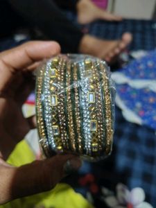 Sparkling Embellished Bangles