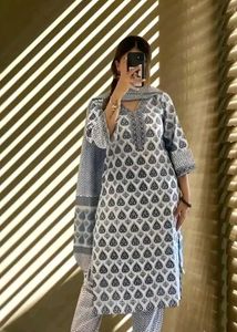 Stylish Printed Kurta Set with Dupatta