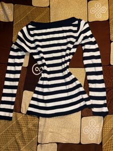 Striped Long Sleeve Top