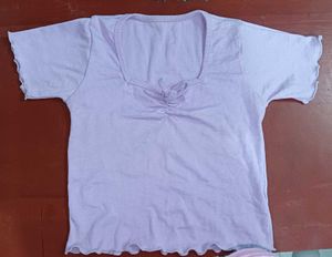 Lavender Cute Top