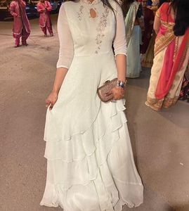 Elegant Mint Green Gown