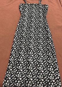Chic Floral Print Midi Dress
