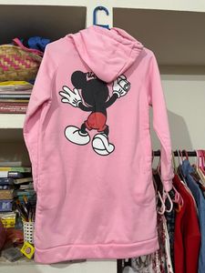 Pink Mickey Mouse Hoodie