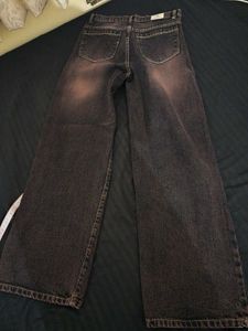 Y2k 28 waist Brown Wide Leg Jeans