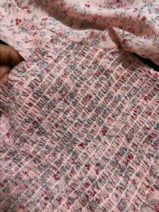 Floral Smocked Long Sleeve Top