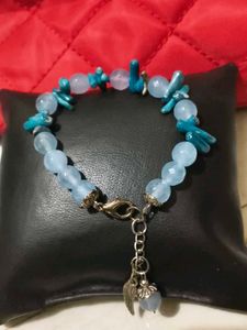Boho agate and gems stone Bracelet