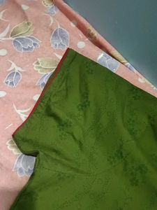 Stylish Green Embroidered Kurta