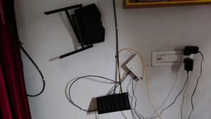 Fiber Cable 1 Roll, ONU, Router