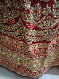 Only Lehnga Saree With Original Mirrors.