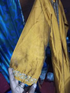 L Size Stone Work Kurti