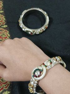 Vintage Crystal Bangle Set