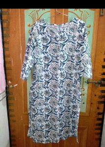 Floral Print Shirt Kurti
