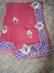 Beautifull heavy bordar Saree