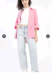Color Block Relaxed Fit Shirt