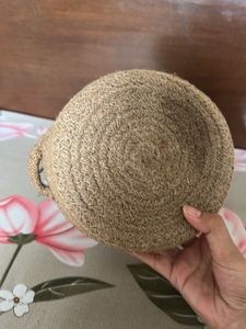 Jute Rope Decorative Basket