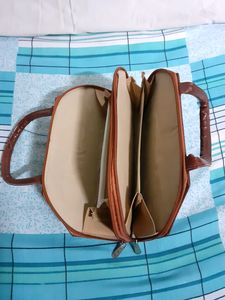 Brown Leather Clutches Women's Purse Girl's Wallet