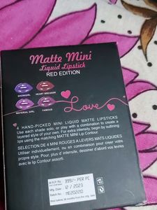 Kurti Frock Stlye , Lipstick Free Matte Liquied