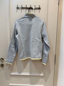 Men's Grey Fleece Zip-Up Jacket