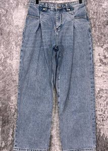 Wide Leg Denim Jeans