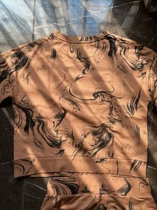 Stylish Marble Print Co-ord Set