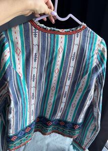 Boho Striped Jacket