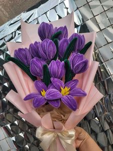 Velvet Crocus Flower Bouquet
