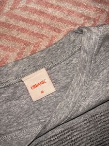 Gray Graphic Print T-Shirt