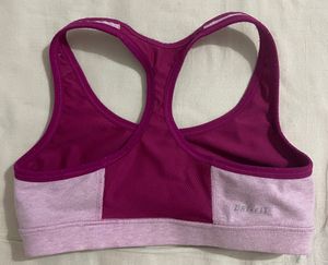 Nike Original reversible purple sports bra