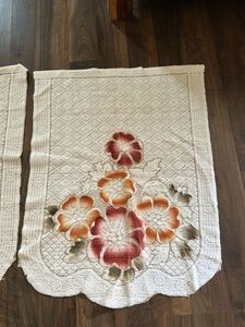 🦋3 Pieces Embroidered Floral sofa covers🦋