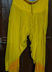 Elegant Yellow Dress Set