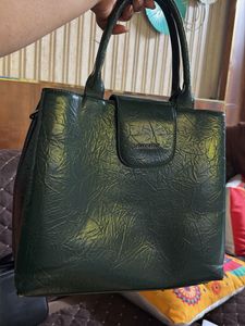Stylish Green Handbag