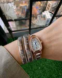 Luxury Bvlgari Watch With Diamond Bezel