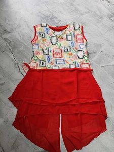 Stylish Red Kurta Set for Women