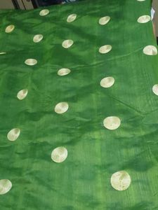 New Embroidery Work Sarees Half Blue And Half Green Colour. Sale Sale Dewali Sale
