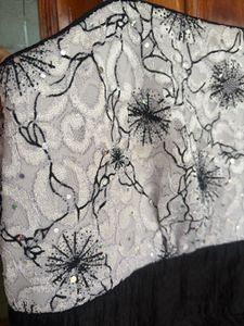 Black &amp; White Tiered Dress