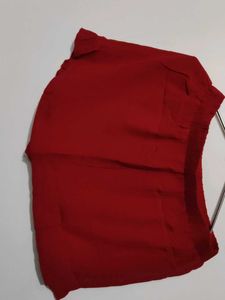 Red Skorts