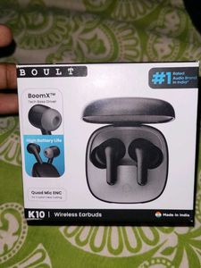 Boult earbuds Like New With Warrenty