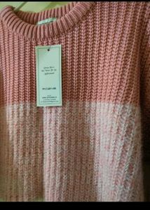 Color Block Knit Sweater