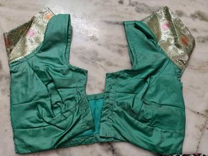 Green Banarasi Silk Saree