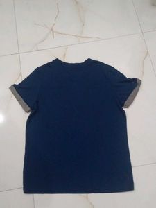 Men's Blue T-Shirt with Pocket