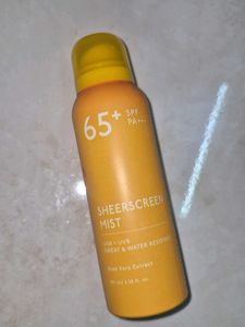 asaya Sheerscreen Mist SPF 65+